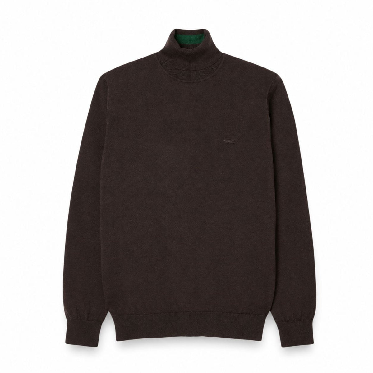 Lacoste Merino Wolle Rollkragen Pullover
