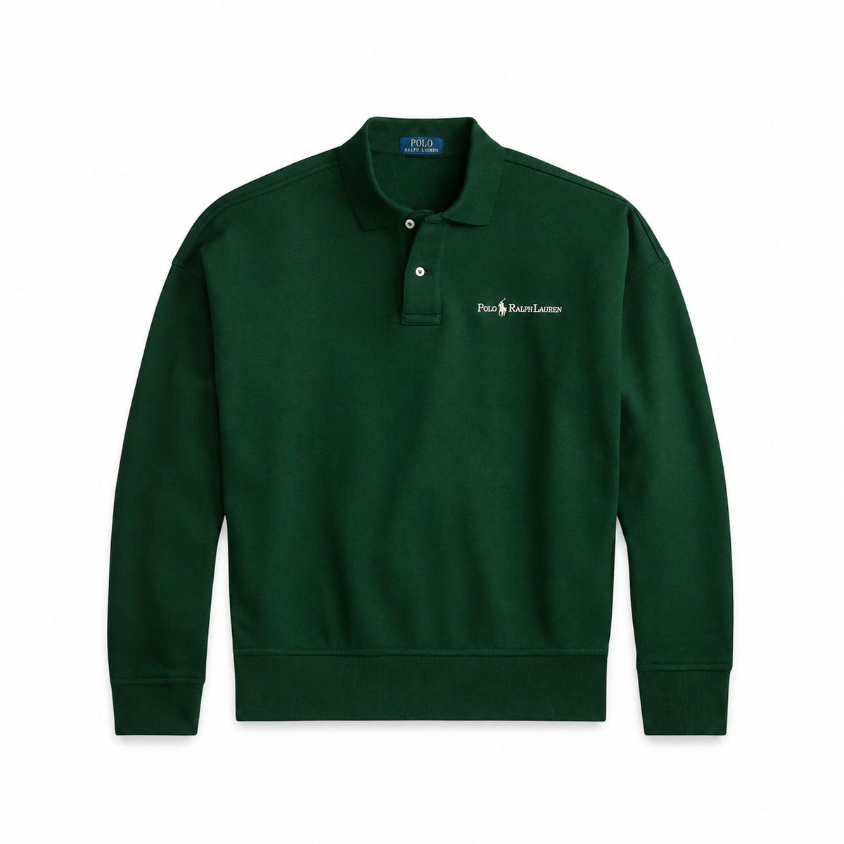Ralph Lauren Logo Sweatshirt Mit Polokragen