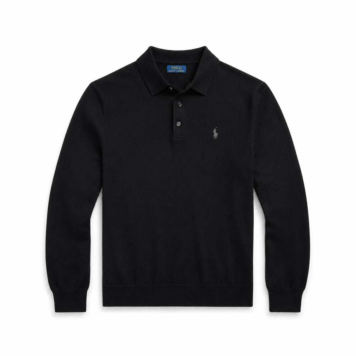 Ralph Lauren Woll-Pullover Mit Polo-Kragen