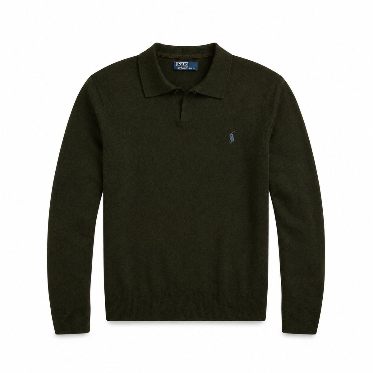 Ralph Lauren Woll-Pullover Mit Johnny-Kragen