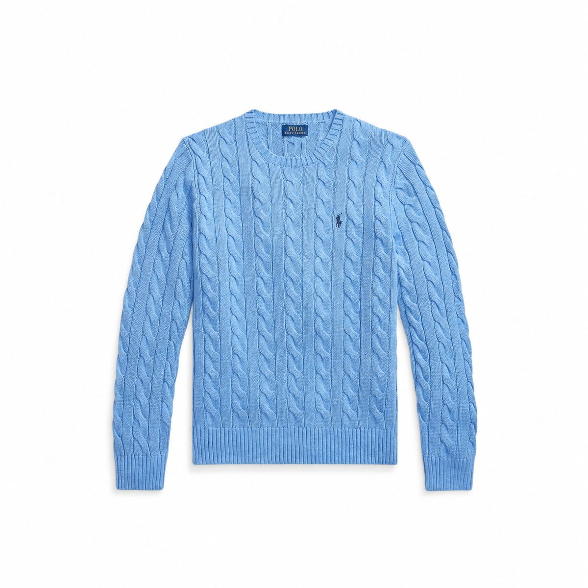 Ralph Lauren Baumwoll-Pullover Mit Zopfmuster