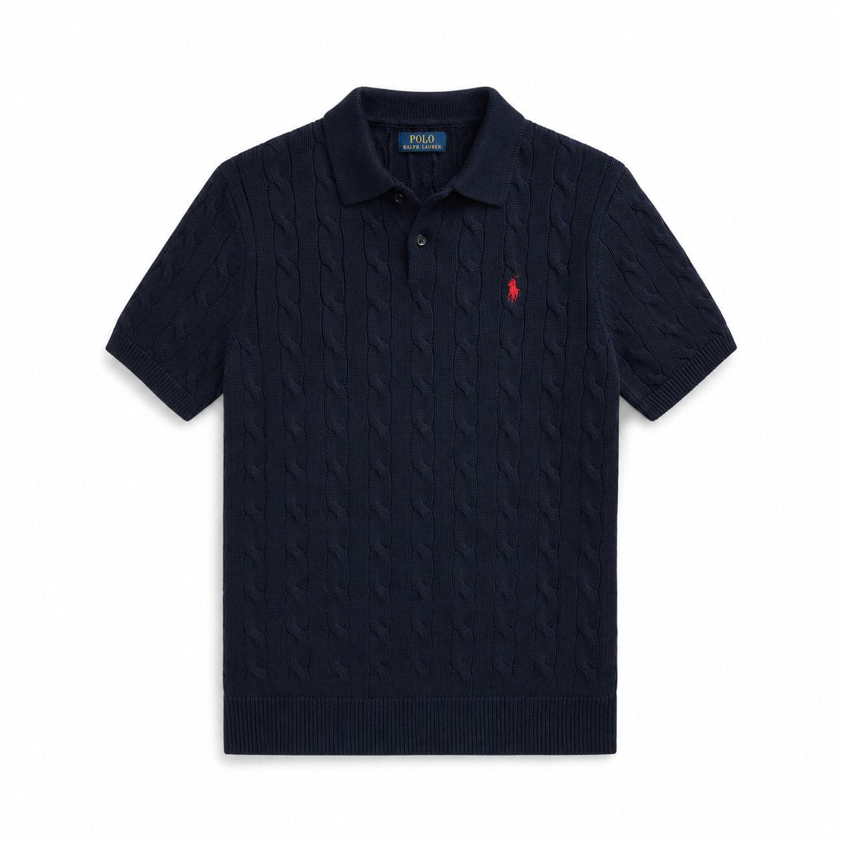 Ralph Lauren Polo-Pullover Aus Baumwolle Mit Zopfmuster