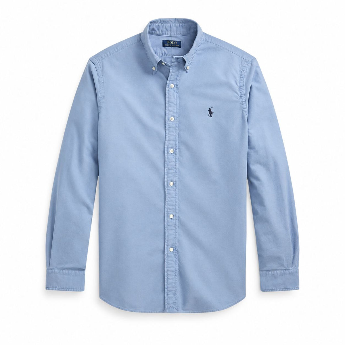 Ralph Lauren Slim Fit Oxford Hemd - Garment-Dyed