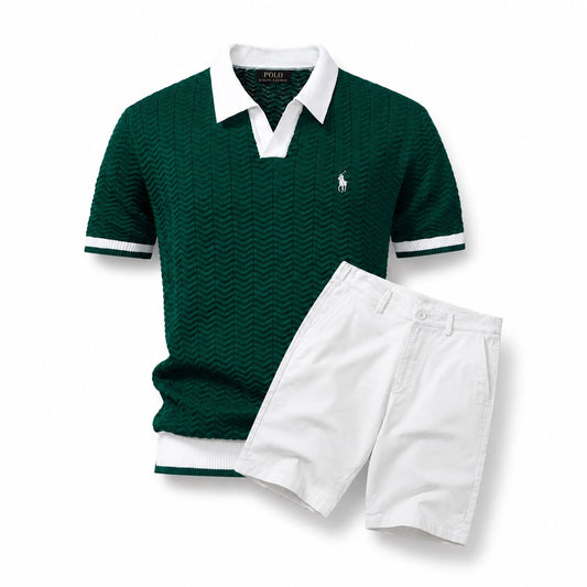 Ralph Lauren Old Money Poloshirt + Shorts Set