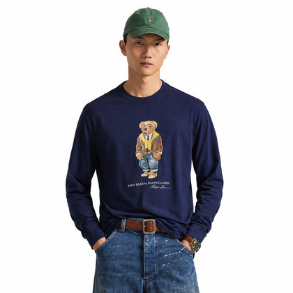 Ralph Lauren Polo Bear Jersey T-SHIRT Classic Fit Langarm