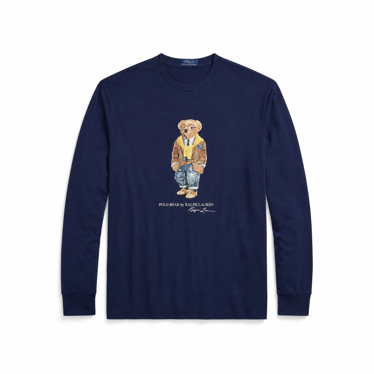 Ralph Lauren Polo Bear Jersey T-SHIRT Classic Fit Langarm