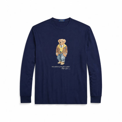 Ralph Lauren Polo Bear Jersey T-SHIRT Classic Fit Langarm