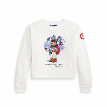 Ralph Lauren Team USA Polo Bear Langarm-T-Shirt