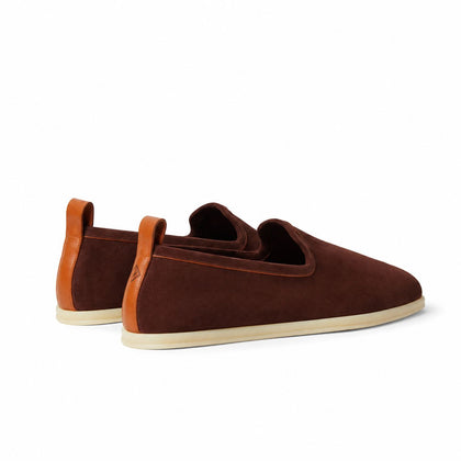 Loro Piana Mokassin Venice Walk - Deep Mogano