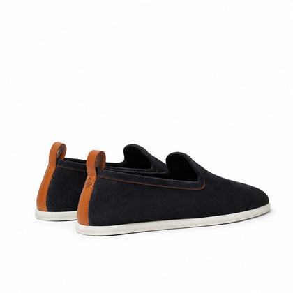 Loro Piana Mokassin Venice Walk - Blue Navy