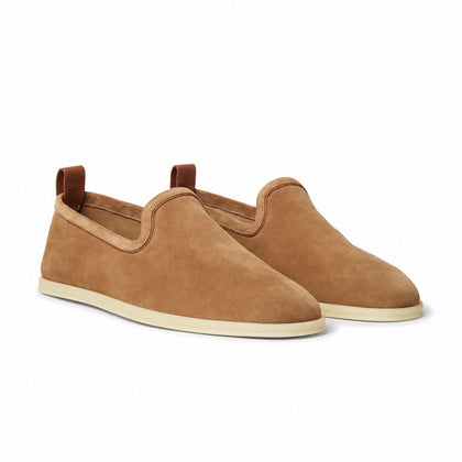 Loro Piana Mokassin Venice Walk - Dark Birch