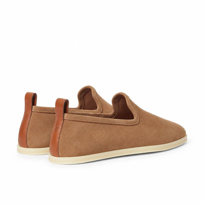 Loro Piana Mokassin Venice Walk - Dark Birch
