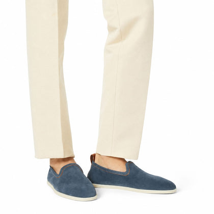 Loro Piana Mokassin Venice Walk - Black Figs