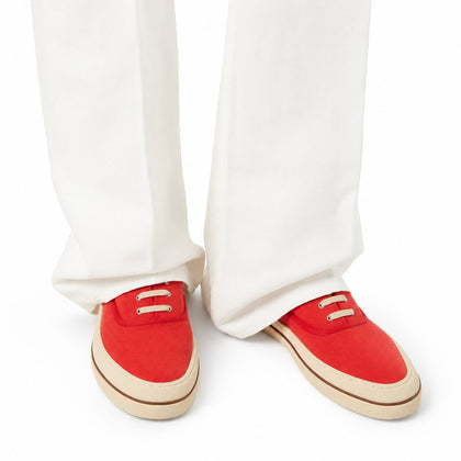 Loro Piana Sneaker Nantucket Walk Damen - Red Tango