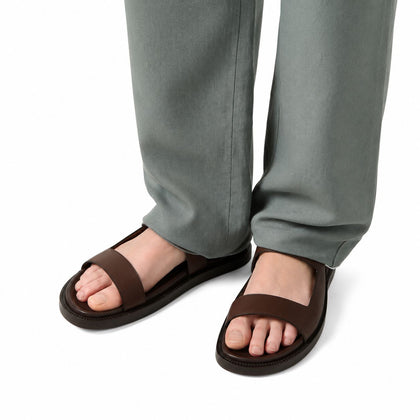 Loro Piana Sandale New Nama Walk - Dark Moka