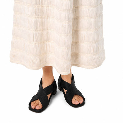 Loro Piana Sandale Marge Damen - Black