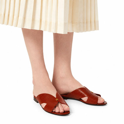 Loro Piana Sandale Vera Damen - Vinegar