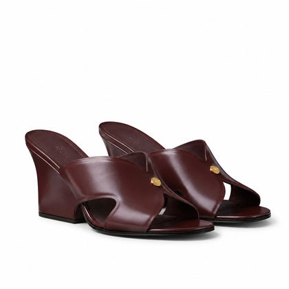 Loro Piana Sandale Vera Damen - Oxblood