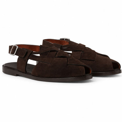 Loro Piana Sandale Peter Walk - Black Coffee
