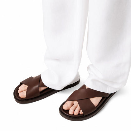 Loro Piana Riviera Slide Walk - Dark Moka