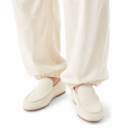 Loro Piana Mokassin Summer Anton Walk - Yogurt