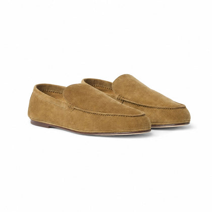 Loro Piana Mokassin Summer Anton Walk - Savana Bark