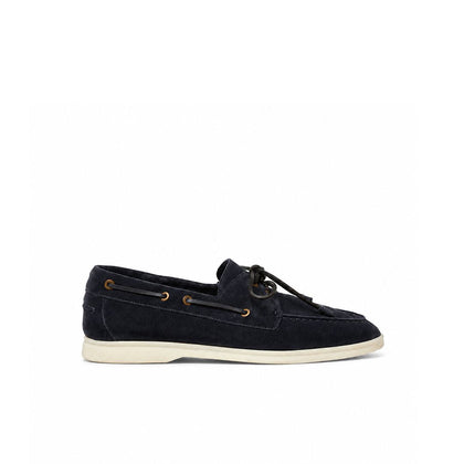 Loro Piana Mokassin Sea-Sail Walk - Blue Navy