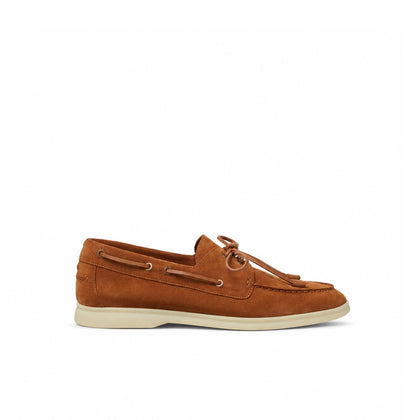 Loro Piana Mokassin Sea-Sail Walk - Cocoa