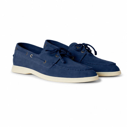 Loro Piana Mokassin Sea-Sail Walk - Indigoblau