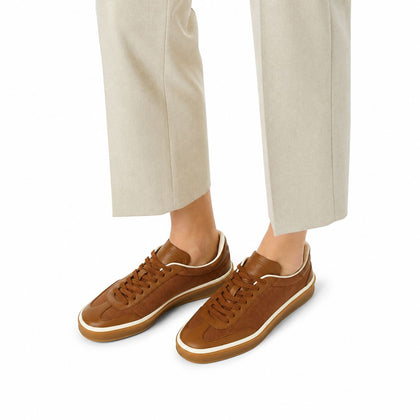 Loro Piana Sneaker Tennis Walk Damen - Colour Vicuna