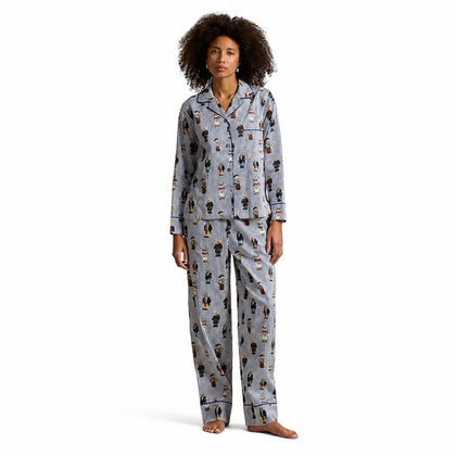 Ralph Lauren Polo Bear Baumwoll-Sateen Pyjama-Set