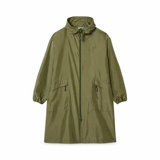 Lacoste Lange Packbare Wasserabweisende Parka
