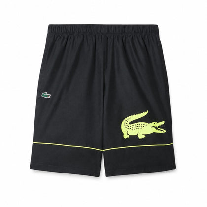 Lacoste Tennis-Shorts Aus Bedrucktem Diamant-Taft