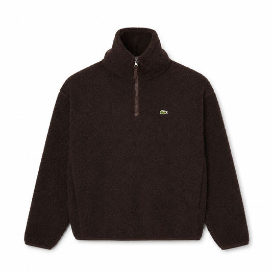 Lacoste Polar Fleece Sweatshirt Mit Hohem Reißverschlusskragen