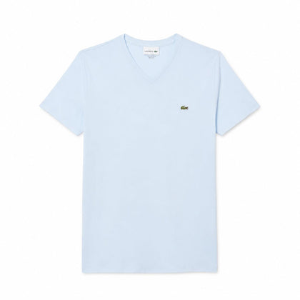 Lacoste Herren V-Ausschnitt T-SHIRT Aus Leichter Pima-Baumwolle