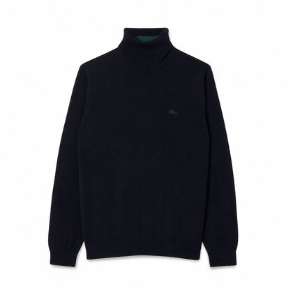 Lacoste Merino Wolle Rollkragen Pullover