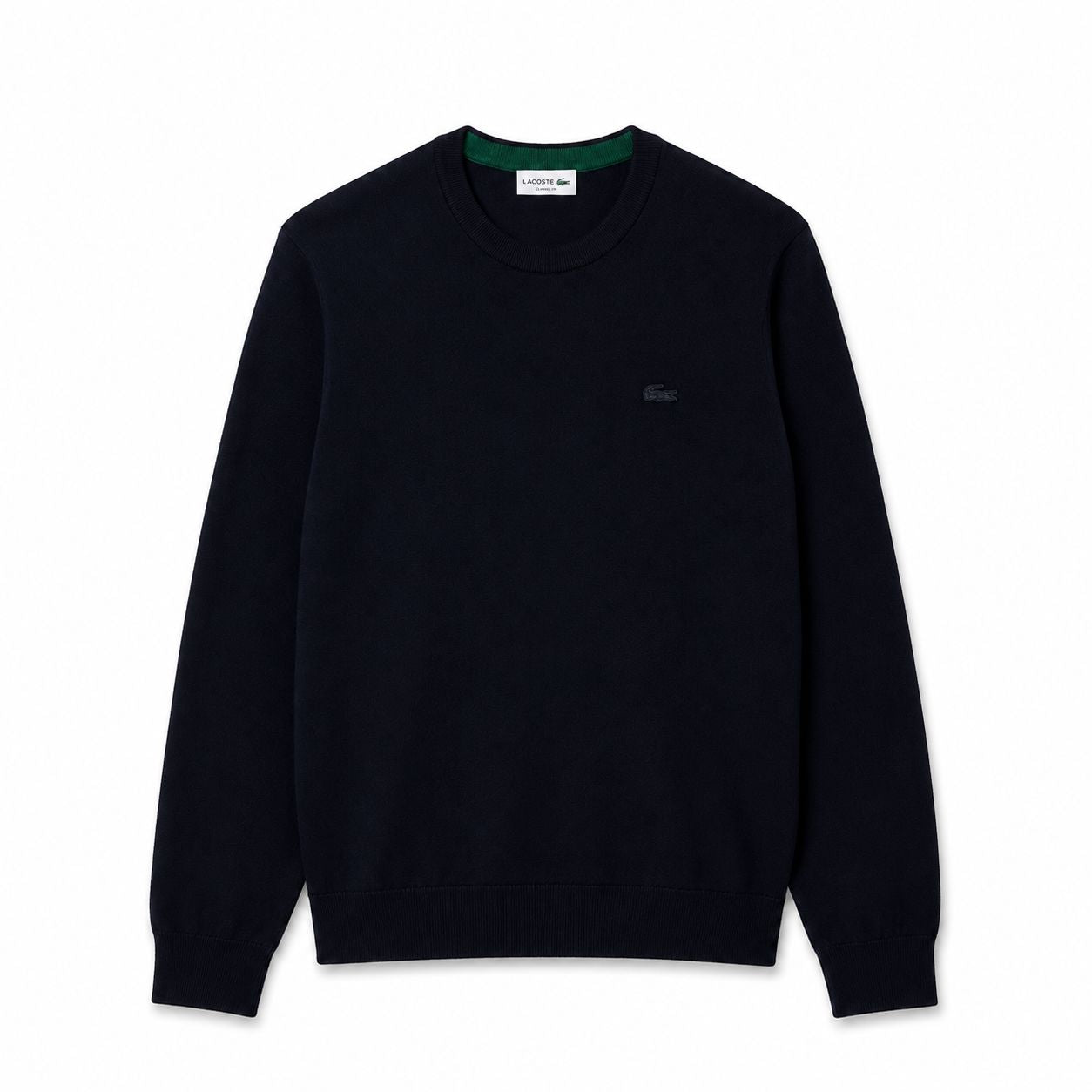 Lacoste Merinowolle Pullover Mit Rundhalsausschnitt