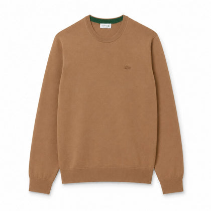 Lacoste Merinowolle Pullover Mit Rundhalsausschnitt