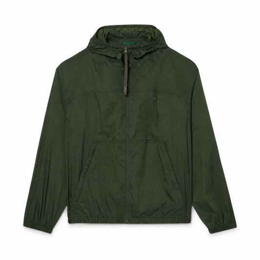 Lacoste Wasserabweisende Packbare Nylon Jacke