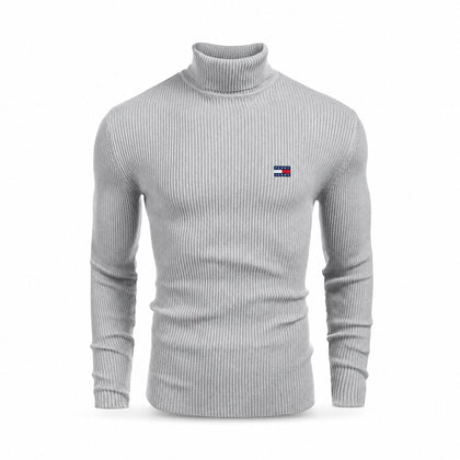 Tommy Hilfiger Rollkragen-Pullover Mit Zopfmuster Aus Wolle