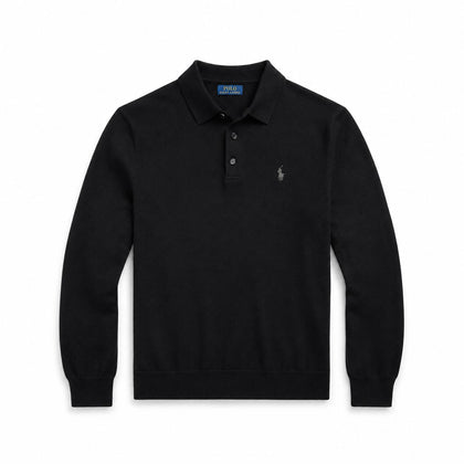 Ralph Lauren Woll-Pullover Mit Polo-Kragen