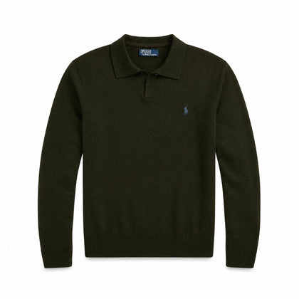 Ralph Lauren Woll-Pullover Mit Johnny-Kragen