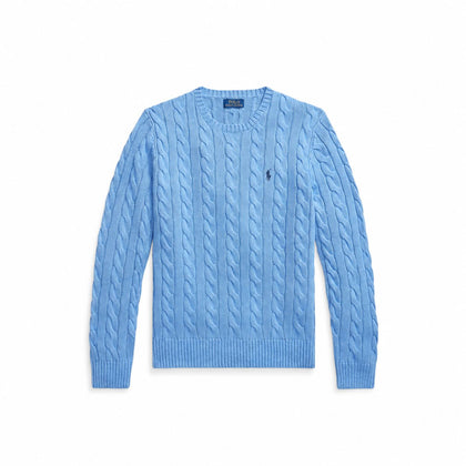 Ralph Lauren Baumwoll-Pullover Mit Zopfmuster