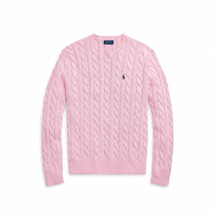 Ralph Lauren Baumwoll-Pullover Mit Zopfmuster