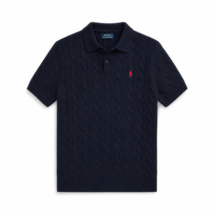 Ralph Lauren Polo-Pullover Aus Baumwolle Mit Zopfmuster