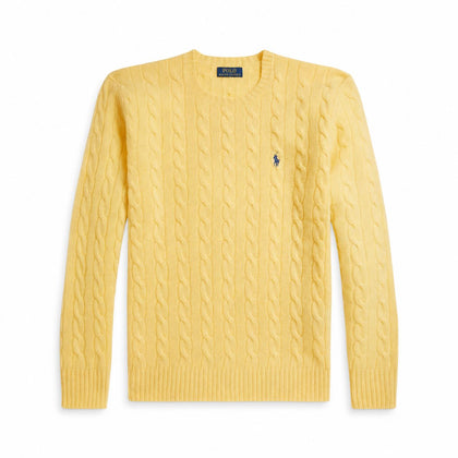 Ralph Lauren Zopfstrick-Pullover Aus Wolle-Kaschmir