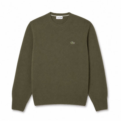 Lacoste Pullover Aus Gekämmter Wolle Mit Rundhalsausschnitt