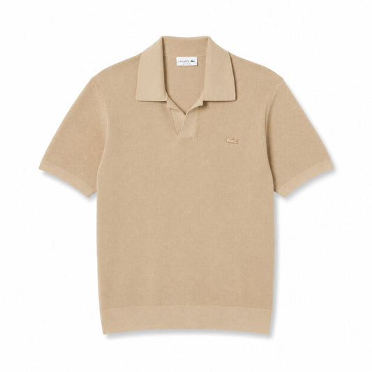 Lacoste Polo-Pullover Aus Baumwoll-Mix Mit Offenem Kragen