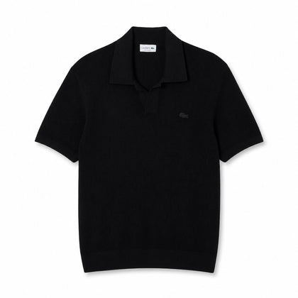 Lacoste Polo-Pullover Aus Baumwoll-Mix Mit Offenem Kragen