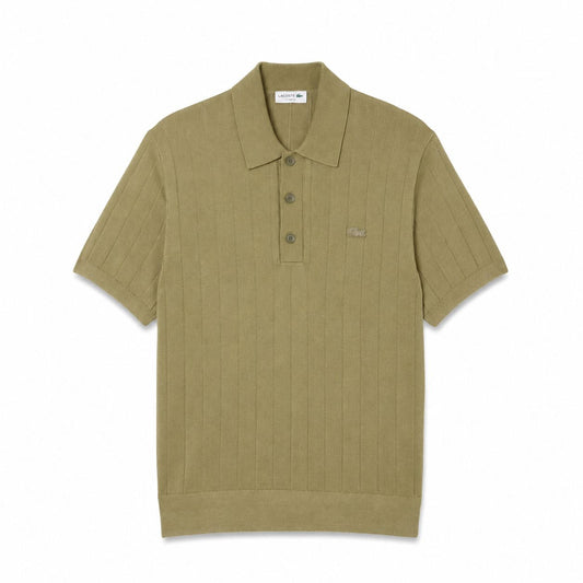 Lacoste Pullover Mit Polokragen Aus Geripptem Strick